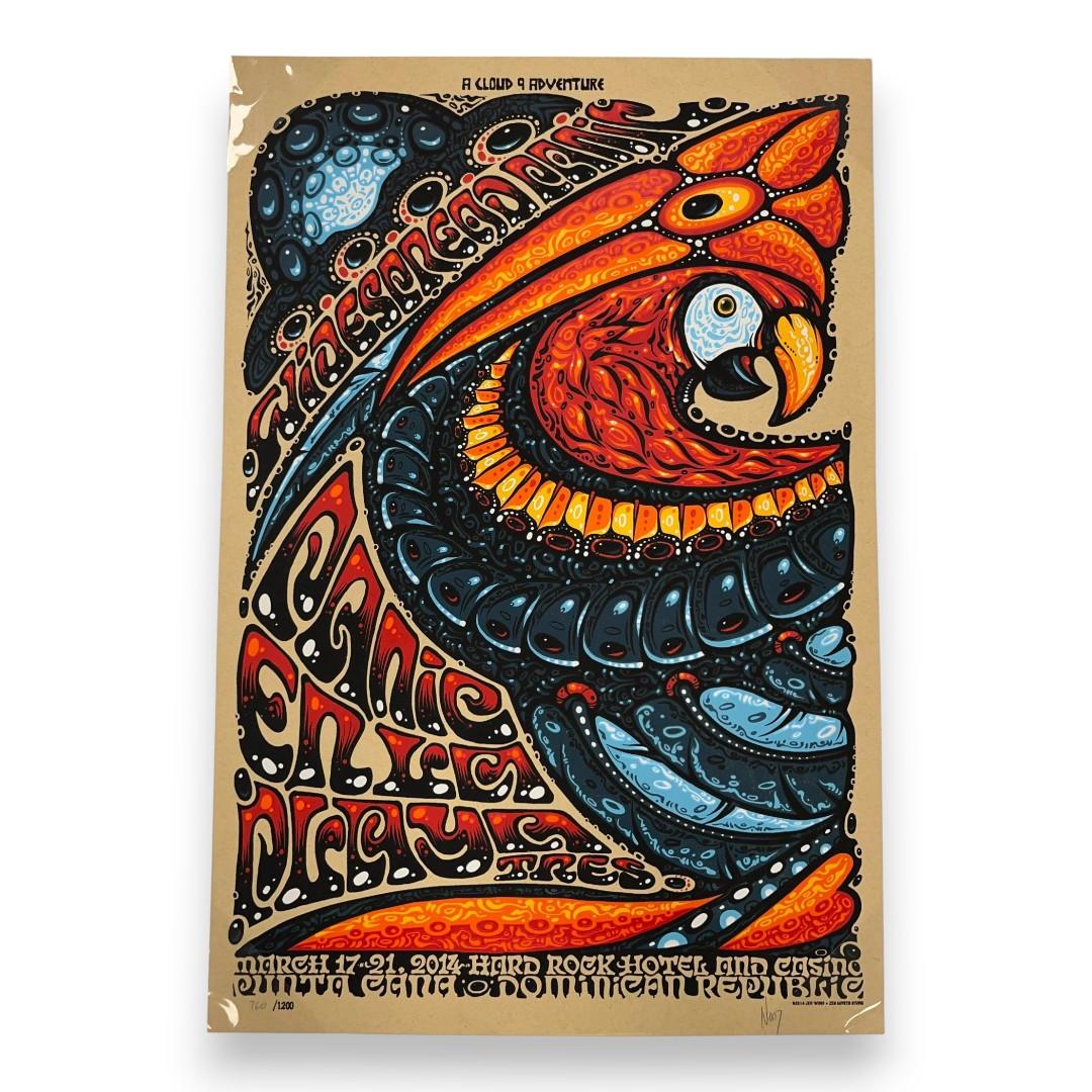Widespread Panic – Hard Rock Hotel & Casino, Punta Cana, Dominican Republic (Mar 17–21, 2014) by Jeff Wood (Print B)