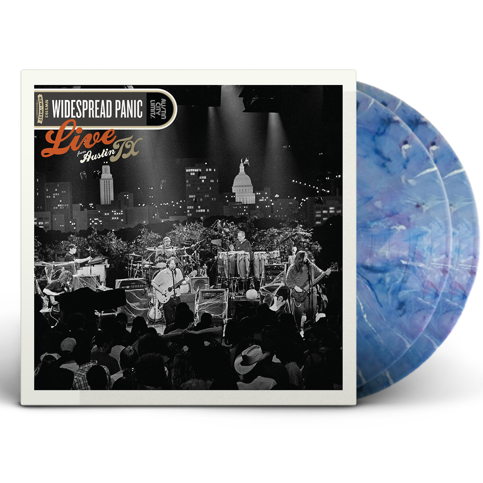 Widespread Panic – Live From Austin, TX (2-LP Space Wrangler Swirl Vinyl)