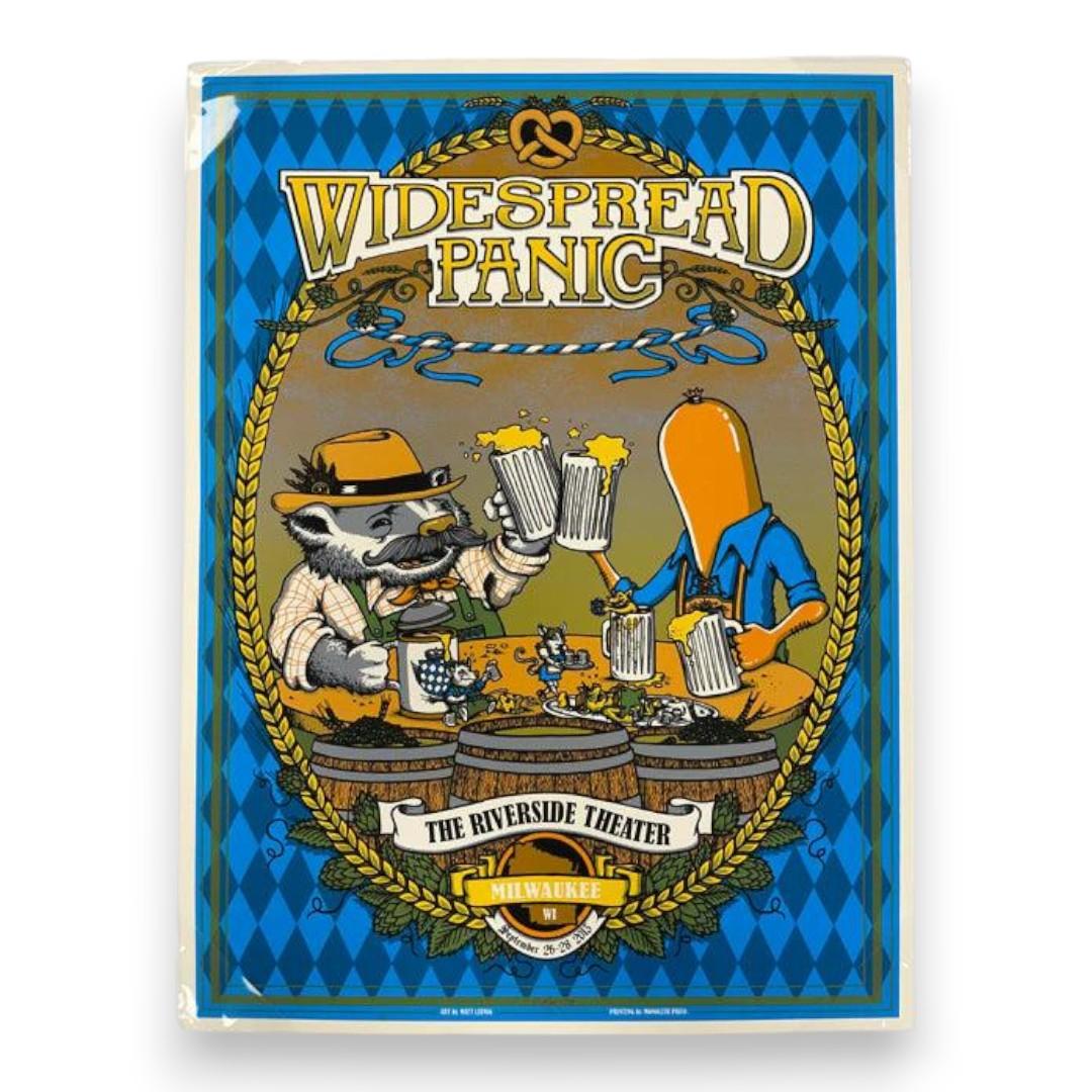 Widespread Panic – Riverside Theater, Milwaukee (Oct 25–27, 2019) by Matt Leunig