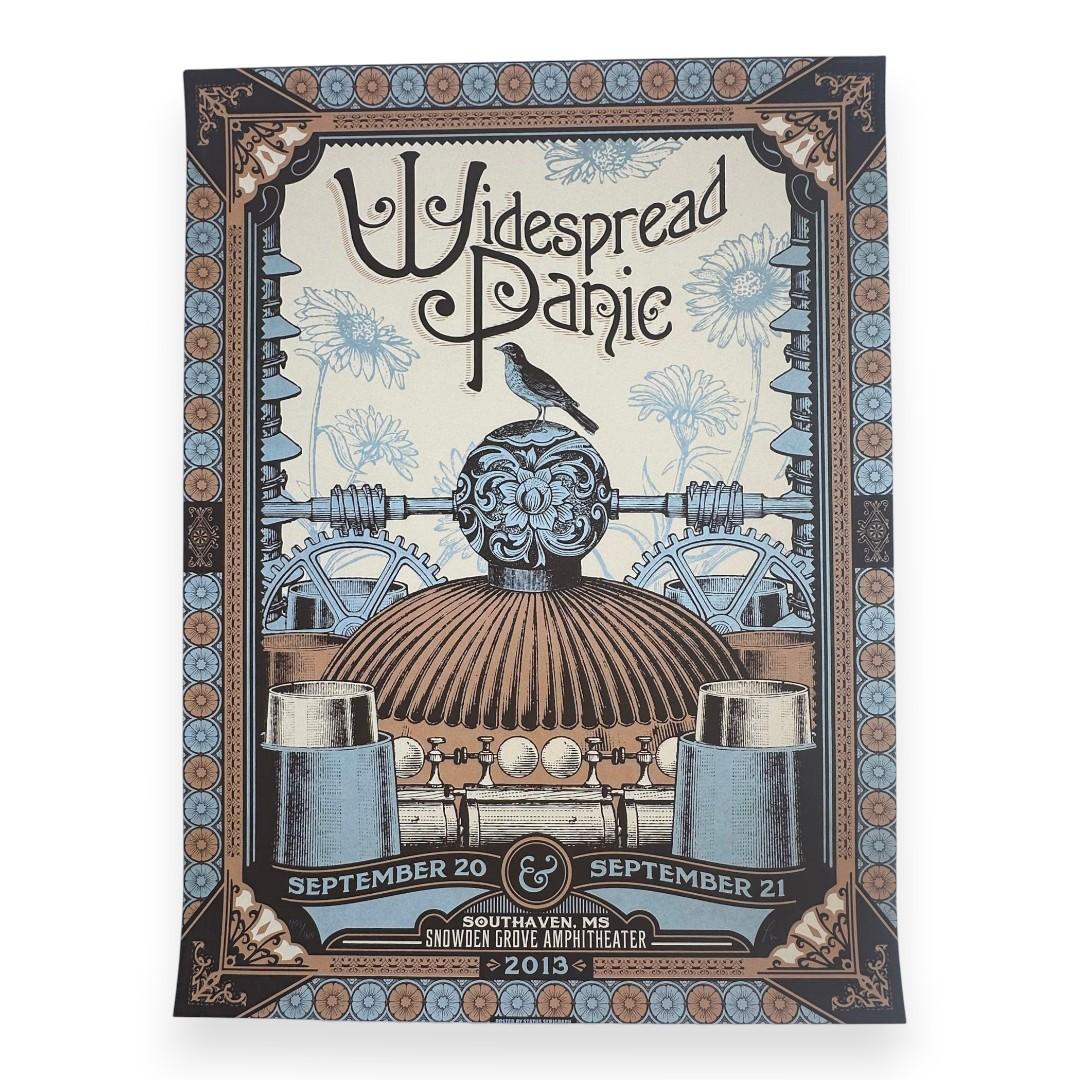 Widespread Panic, Snowden Grove Amphitheater, Southaven, MS by Status Serigraph | September 20-21, 2013 | Concert Poster