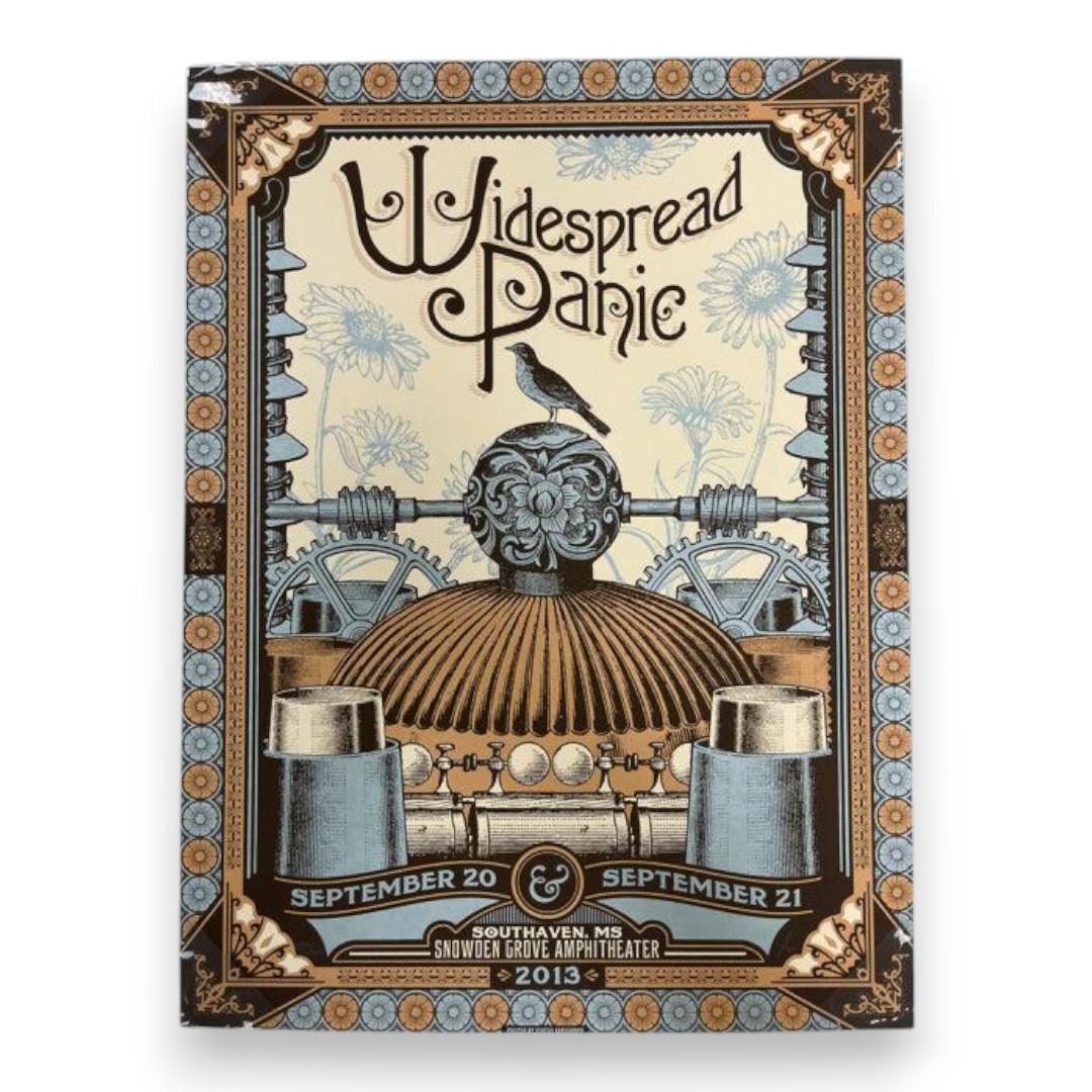 Widespread Panic – Snowden Grove Amphitheatre, Southaven (Sep 20–21, 2013) by Status Serigraph