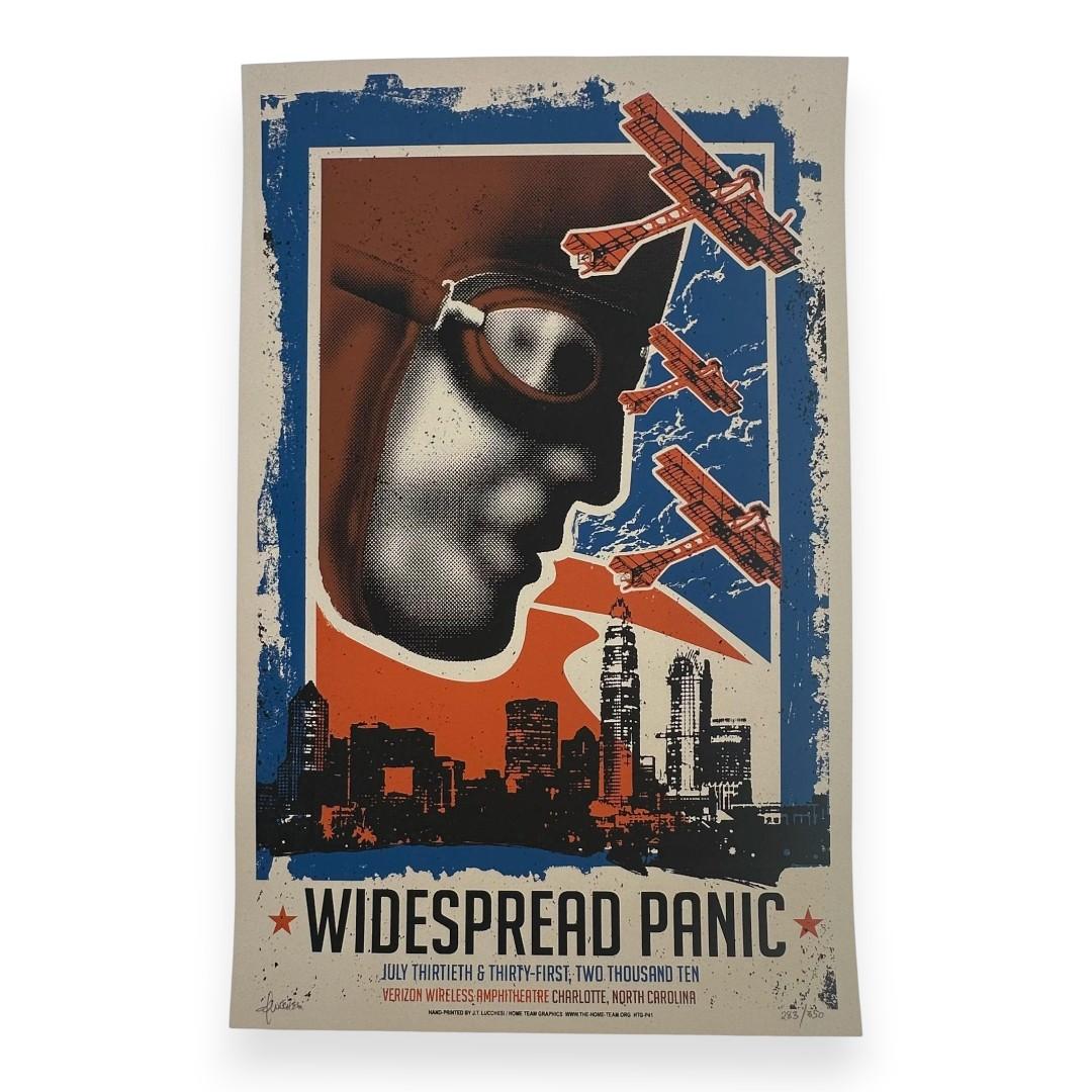 Widespread Panic, Verizon Wireless Amphitheatre, Charlotte, NC by J.T. Lucchesi | July 30-31, 2010 | Concert Poster