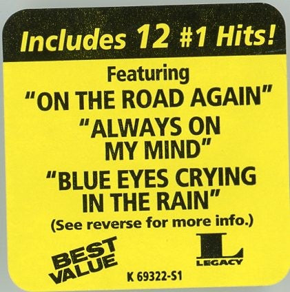 Willie Nelson – 16 Biggest Hits (CD) - Close-Up