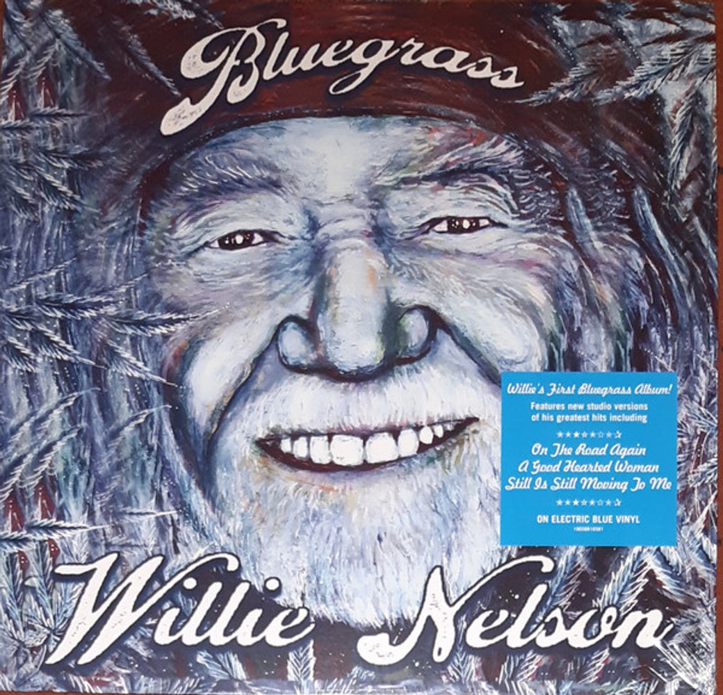 Willie Nelson – Bluegrass (Electric Blue LP Vinyl) - Back