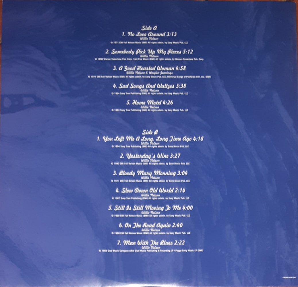 Willie Nelson – Bluegrass (Electric Blue LP Vinyl) - Detail