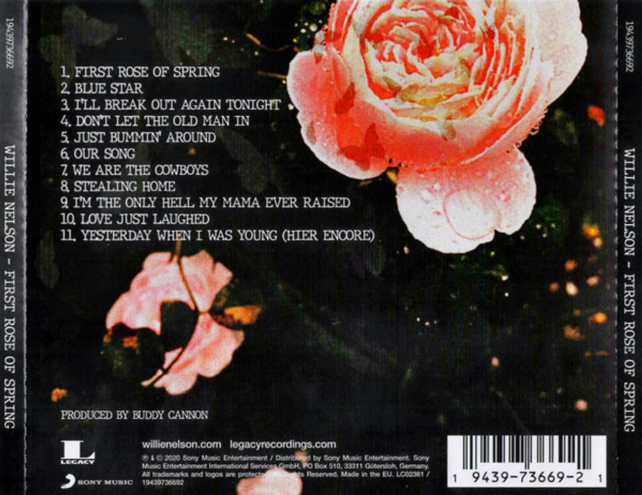 Willie Nelson – First Rose Of Spring (CD) - Detail