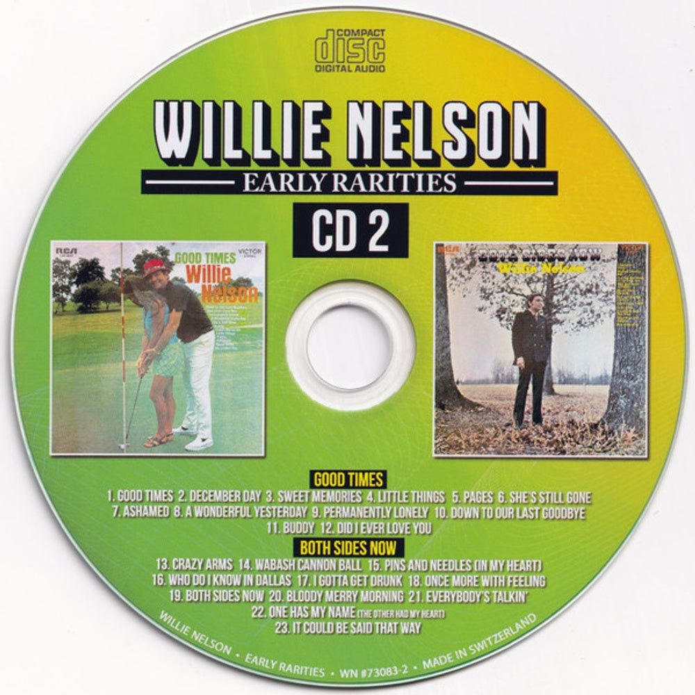Willie Nelson – Here's Willie Nelson / Country Willie / Good Times (2-CD) - Close-Up