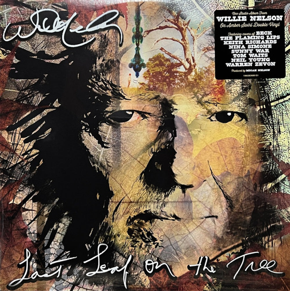 Willie Nelson – Last Leaf On The Tree (Amber Fossil Colored 2-LP Vinyl) - Back