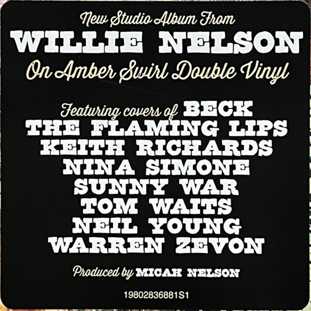 Willie Nelson – Last Leaf On The Tree (Amber Fossil Colored 2-LP Vinyl) - Side View