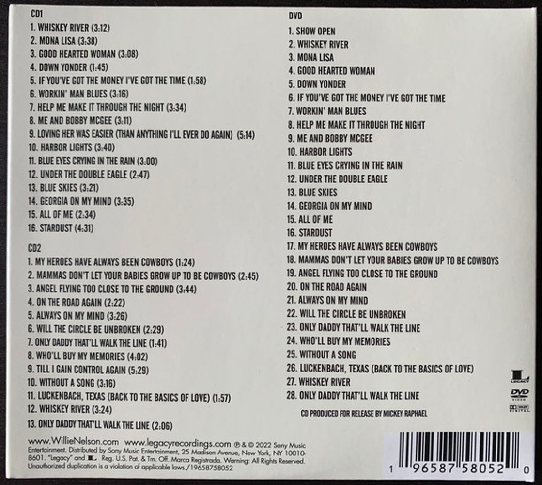 Willie Nelson – Live At Budokan (2CD/DVD)