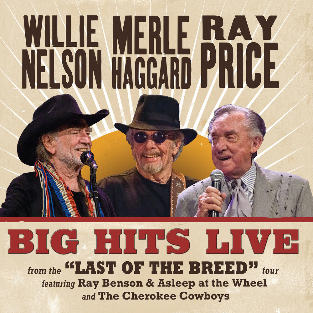 Willie Nelson / Merle Haggard / Ray Price – Big Hits Live From The Last Of The Breed Tour (LP Vinyl) - Back