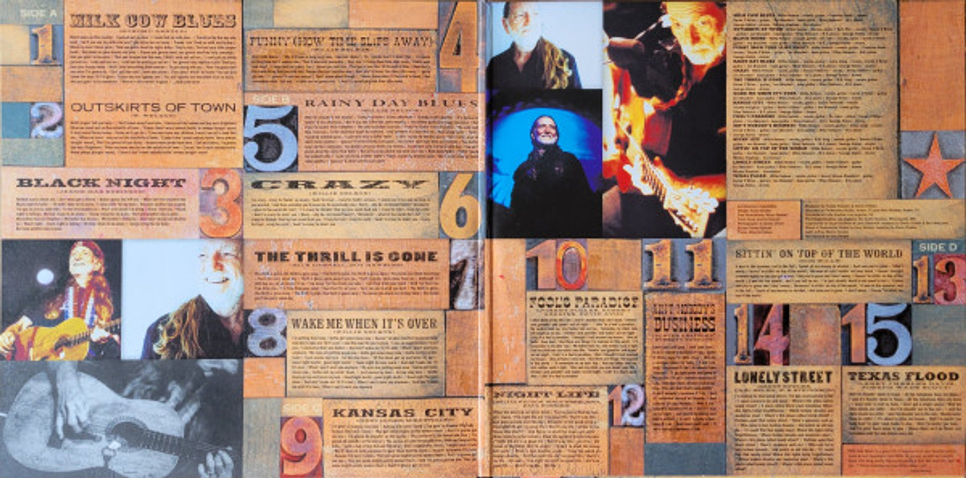 Willie Nelson – Milk Cow Blues (2-LP Vinyl) - Detail