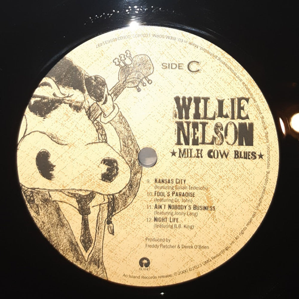 Willie Nelson – Milk Cow Blues (2-LP Vinyl) - Side View