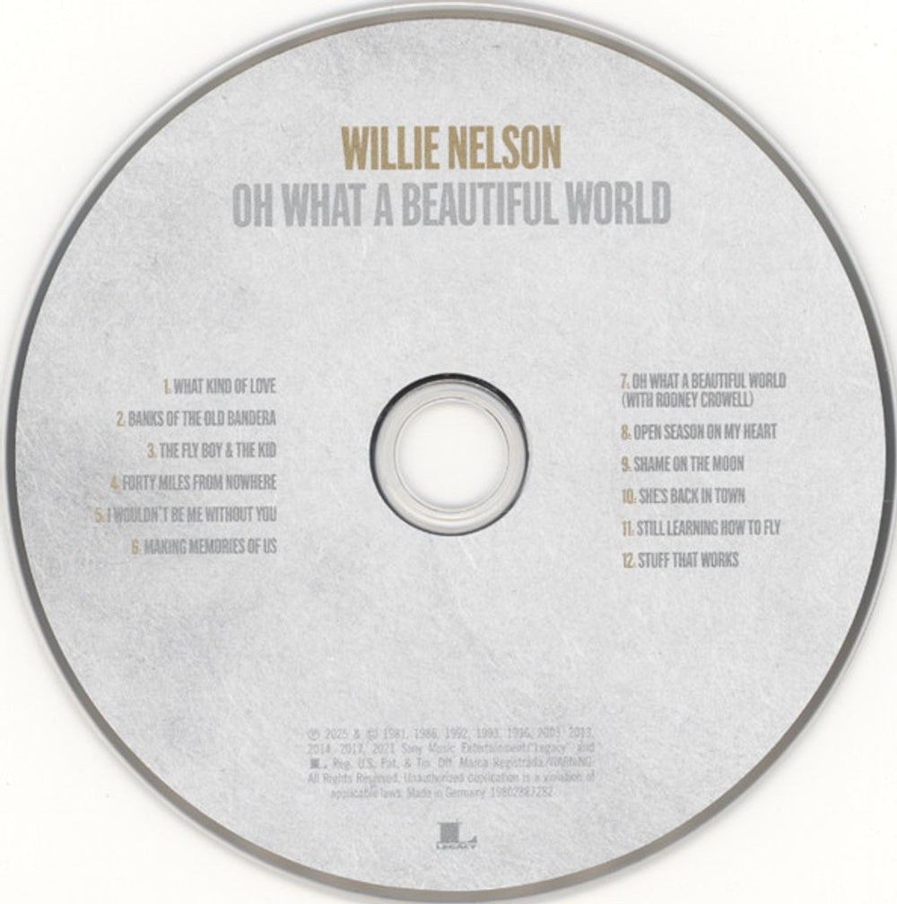 Willie Nelson – Oh What A Beautiful World (CD) - Alternate View