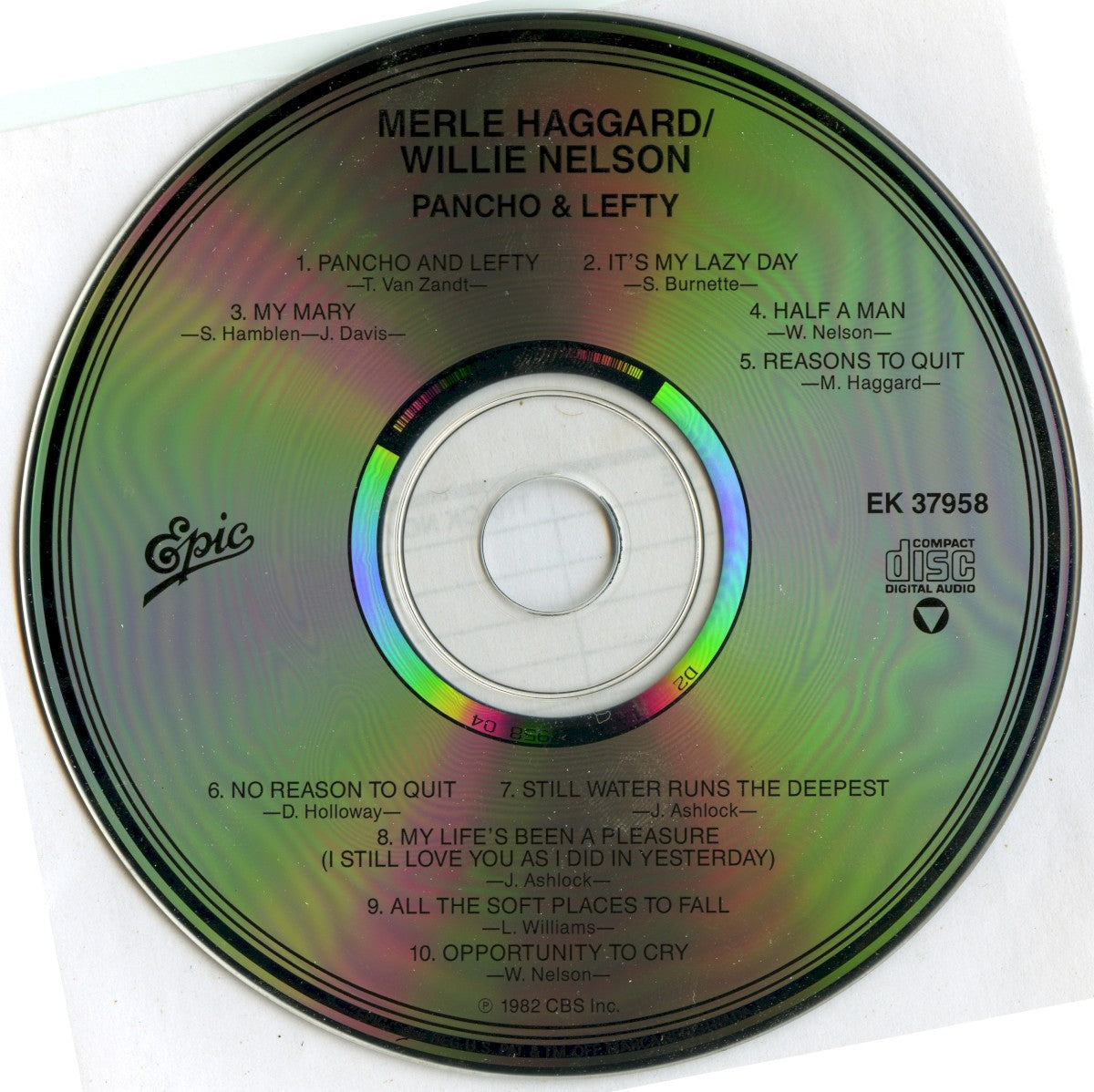 Willie Nelson – Pancho and Lefty (CD) - Alternate View