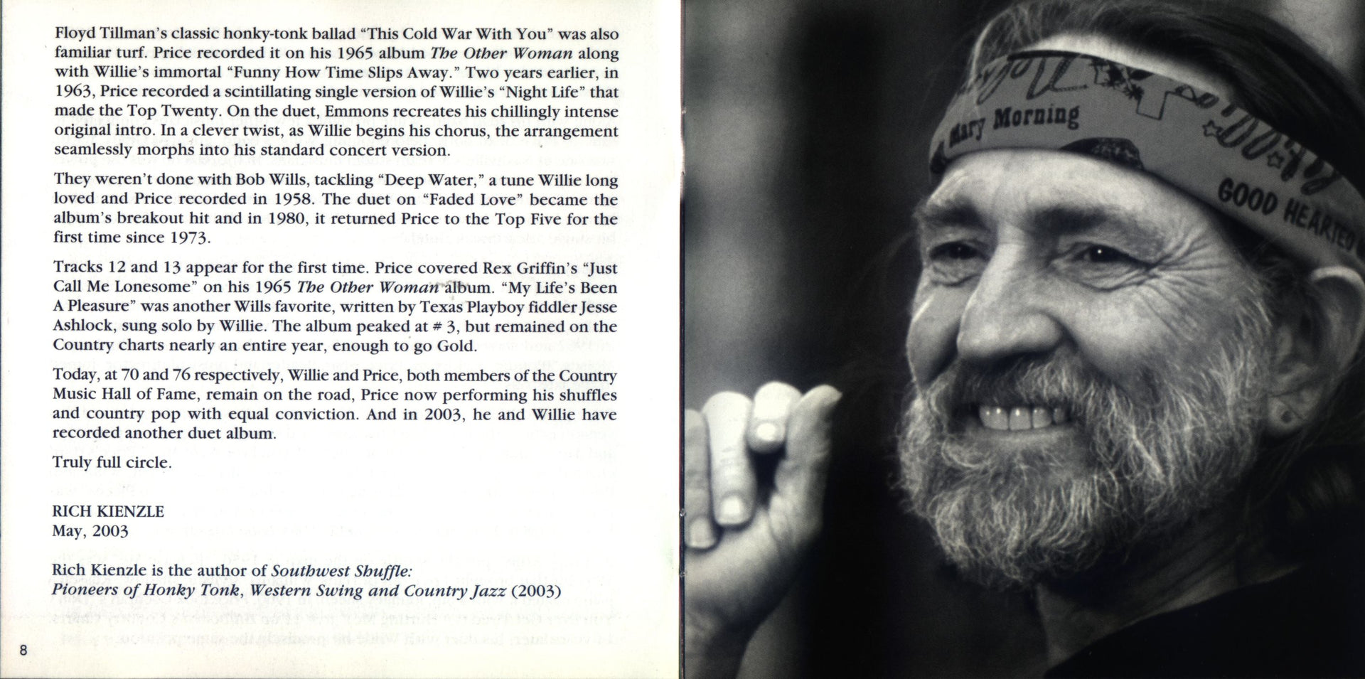 Willie Nelson & Ray Price – San Antonio Rose (CD) - Label