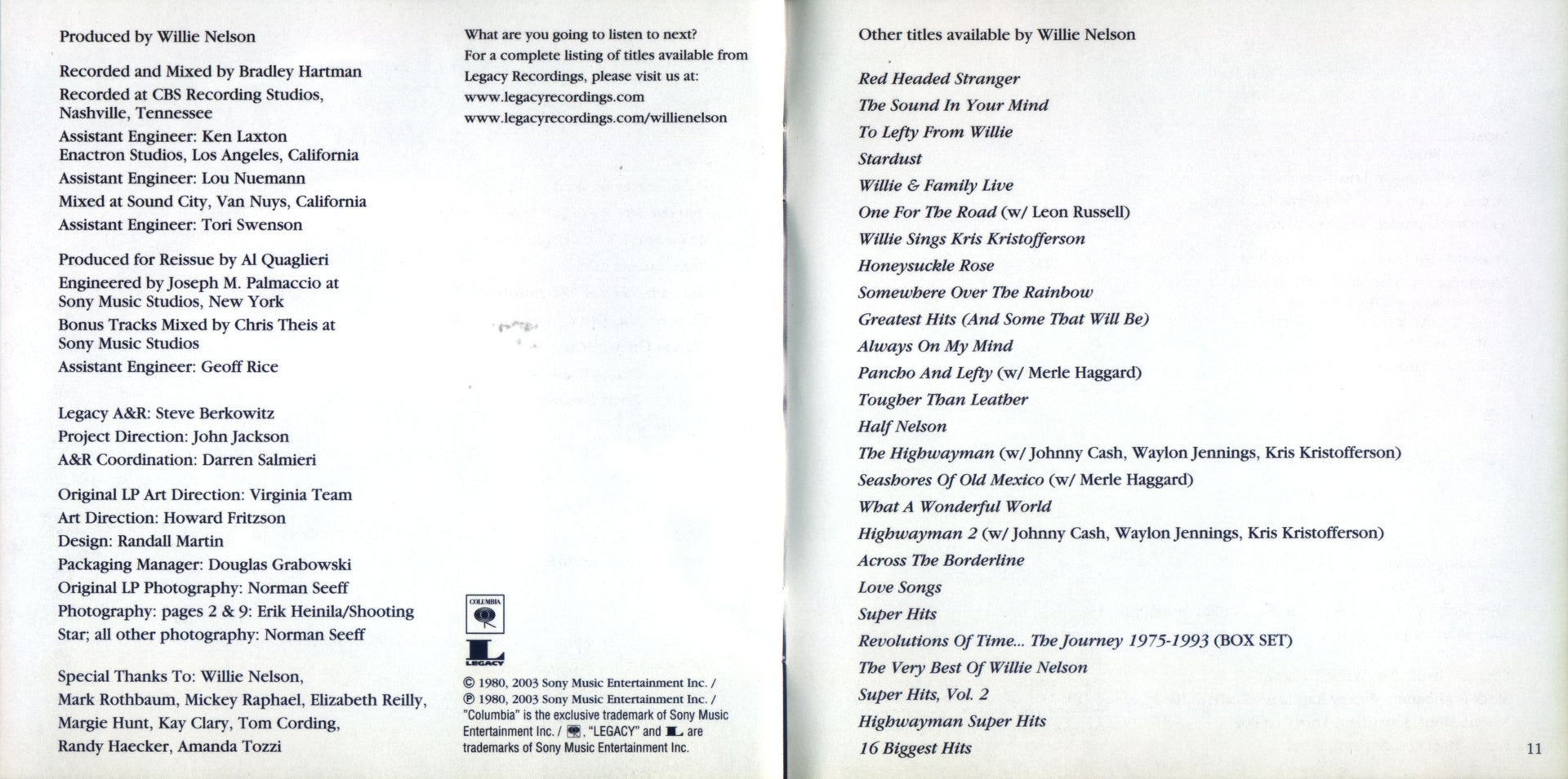 Willie Nelson & Ray Price – San Antonio Rose (CD) - View 11