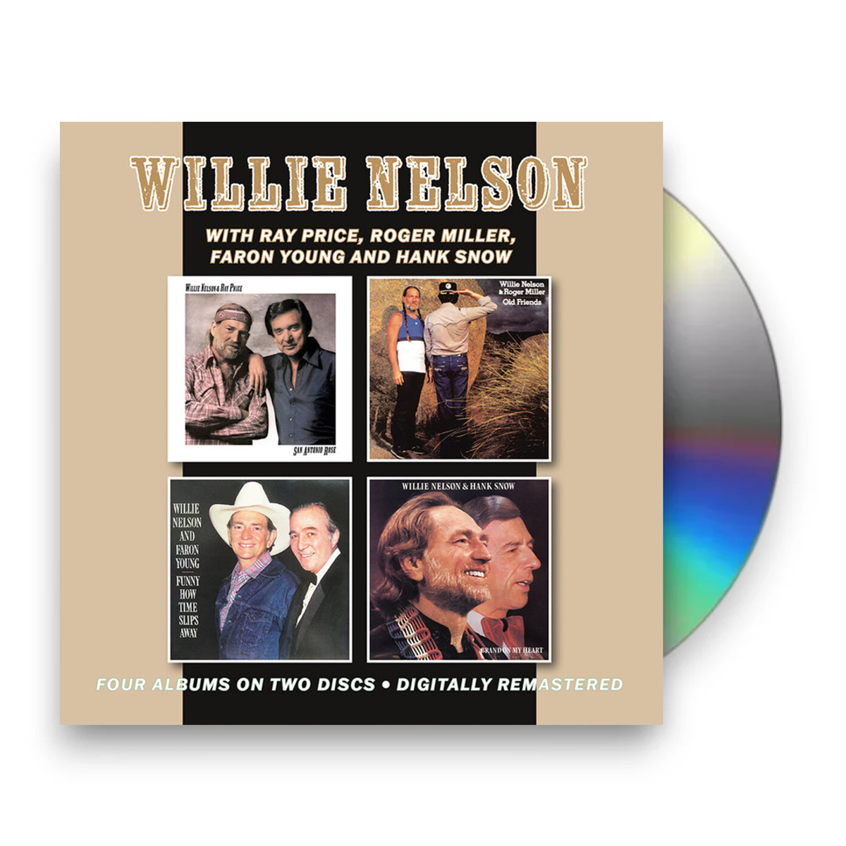 Willie Nelson – San Antonio Rose / Old Friends / Funny How Time (CD) - Front