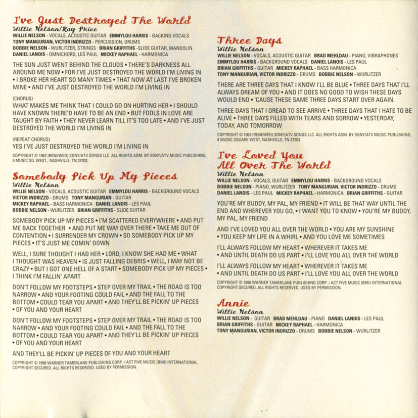 Willie Nelson – Teatro (LP Vinyl) - Close-Up