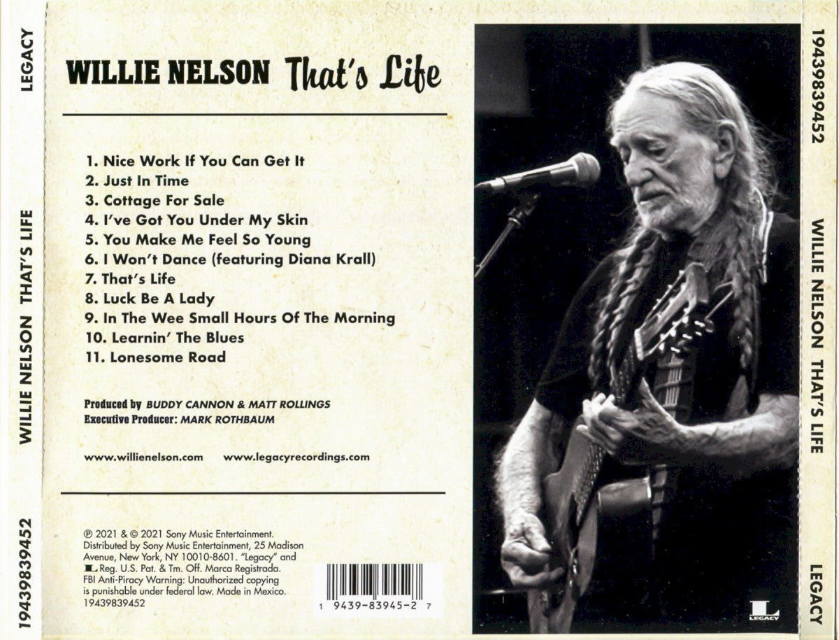 Willie Nelson – That's Life (CD) - Alternate View