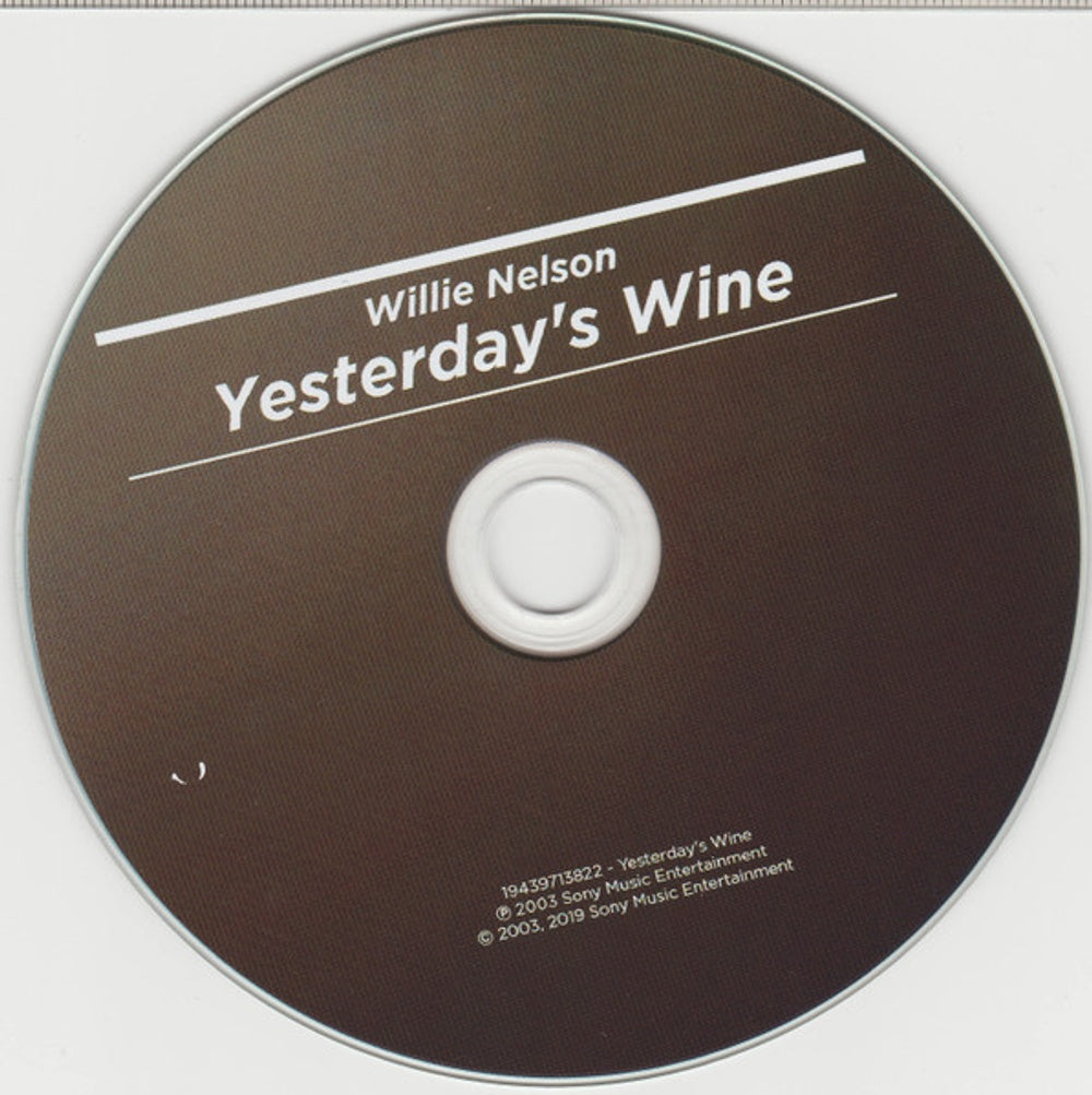 Willie Nelson – Yesterday's Wine (CD) - Detail