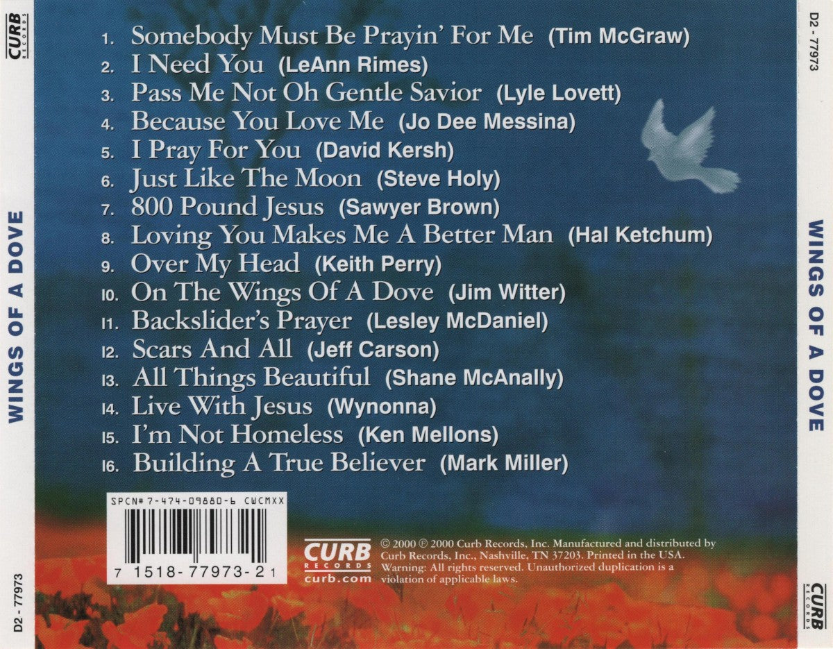Wings Of A Dove – Wings Of A Dove (CD) - Detail