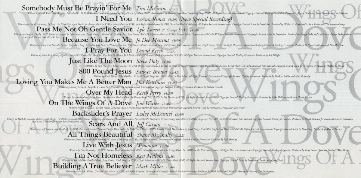 Wings Of A Dove – Wings Of A Dove (CD) - Close-Up