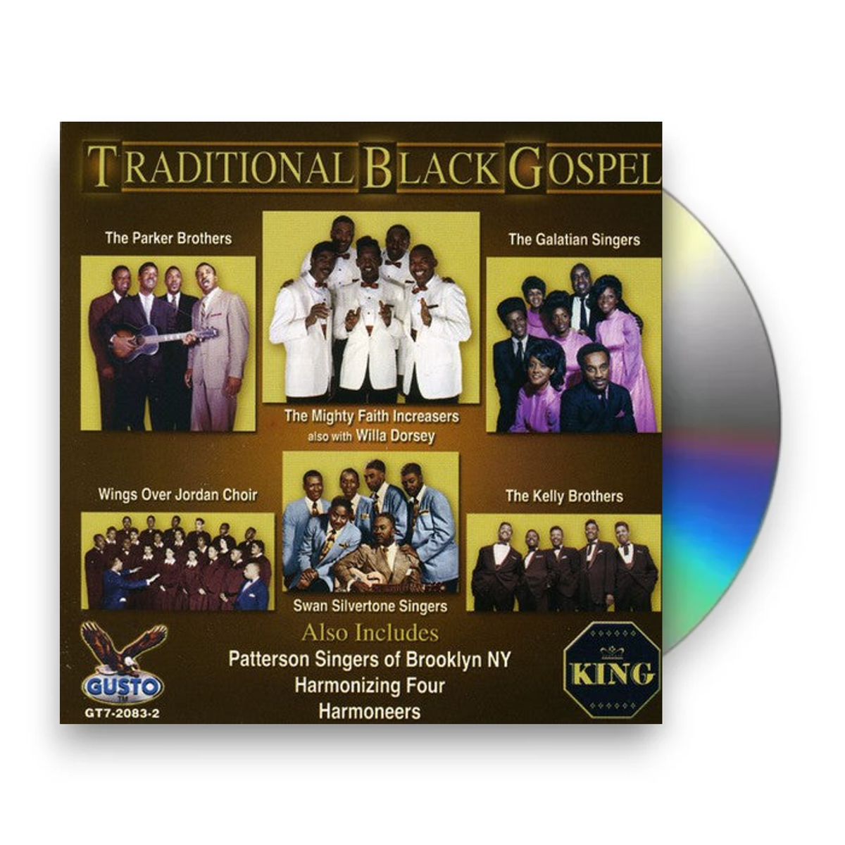 Wings Over Jordan Choir – Traditional Black Gospel (CD) - Front