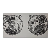 "Winter" Grey Letterpress Print by Munk One