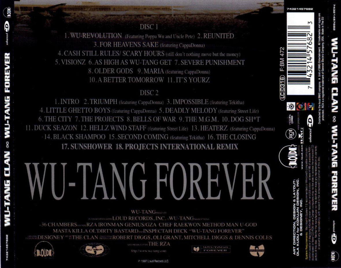 Wu-Tang Clan – Wu-Tang Forever (4-LP Vinyl)