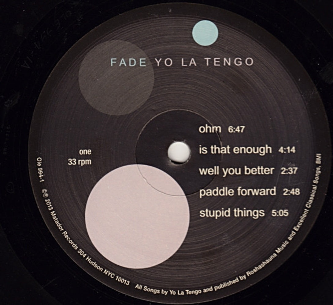 Yo La Tengo – Fade (LP Vinyl)