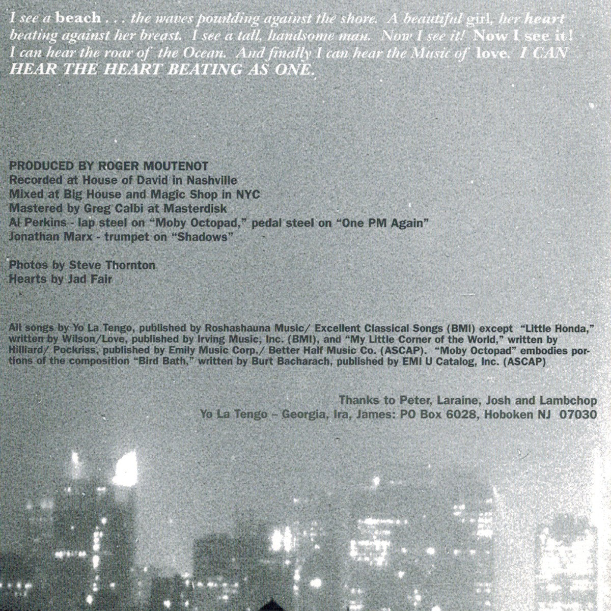 Yo La Tengo – I Can Hear the Heart Beating As One (CD)