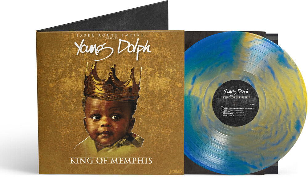 Young Dolph – King Of Memphis (10 Year, Royalty Blue/Gold LP Vinyl)