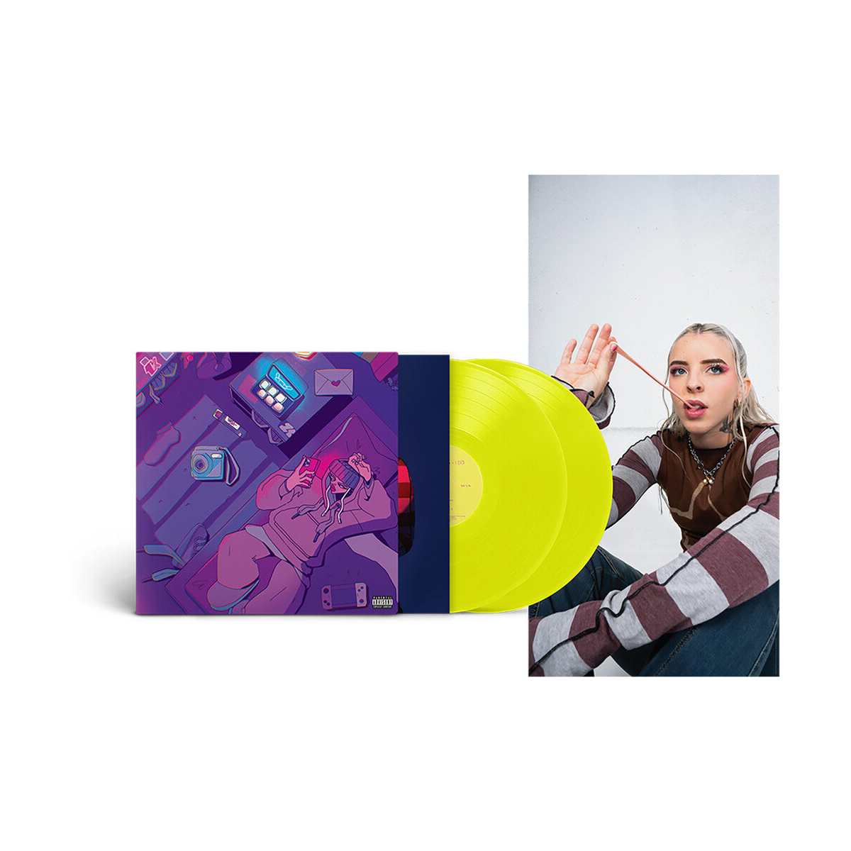 Young Miko – att. (Neon Yellow with Poster 2-LP Vinyl)