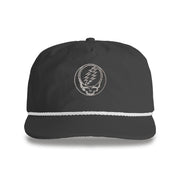 Grateful Dead Embroidered Stealie Surf Rope Cap - Black