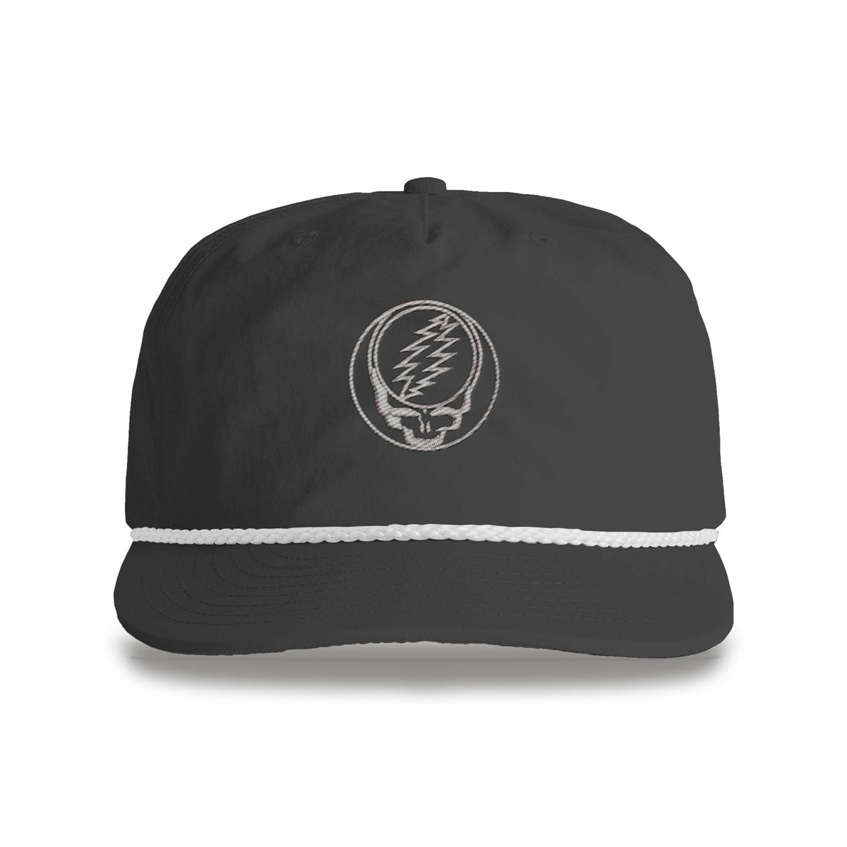 Grateful Dead Embroidered Stealie Surf Rope Cap - Black