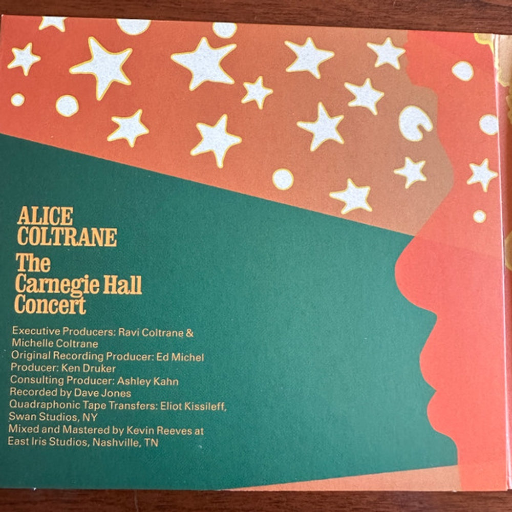 Back Cover 2: Alice Coltrane – Carnegie Hall Concert CD | Relix