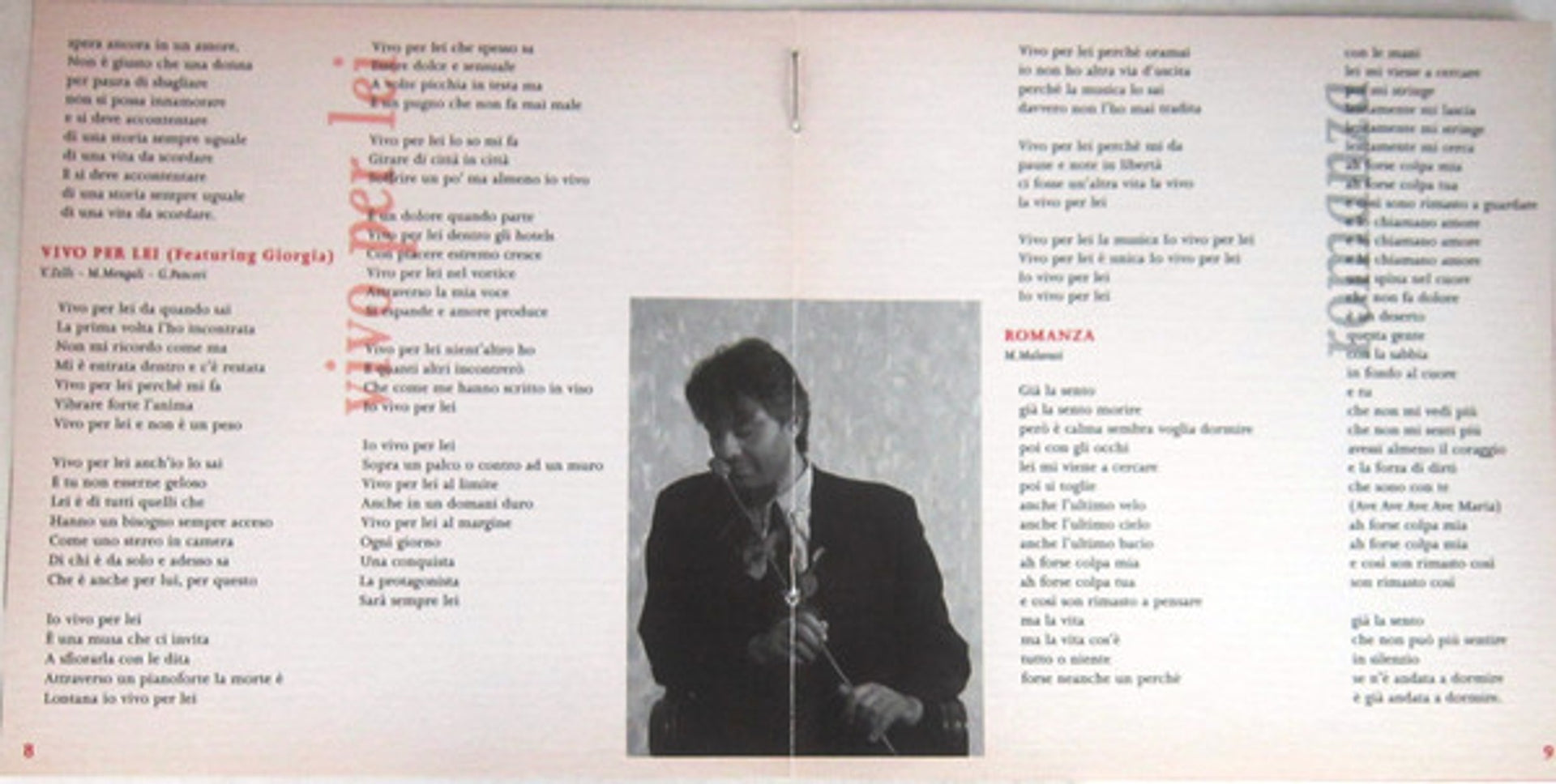 Back Cover 2: Andrea Bocelli – Romanza: 20th Anniversary Edition CD | Relix