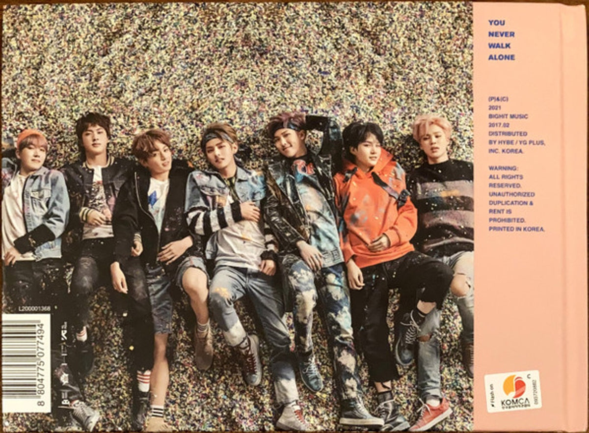 Back Cover 2: BTS – You Never Walk Alone (Random cover, incl. 120-page photobook and one random photocard CD) CD | Relix
