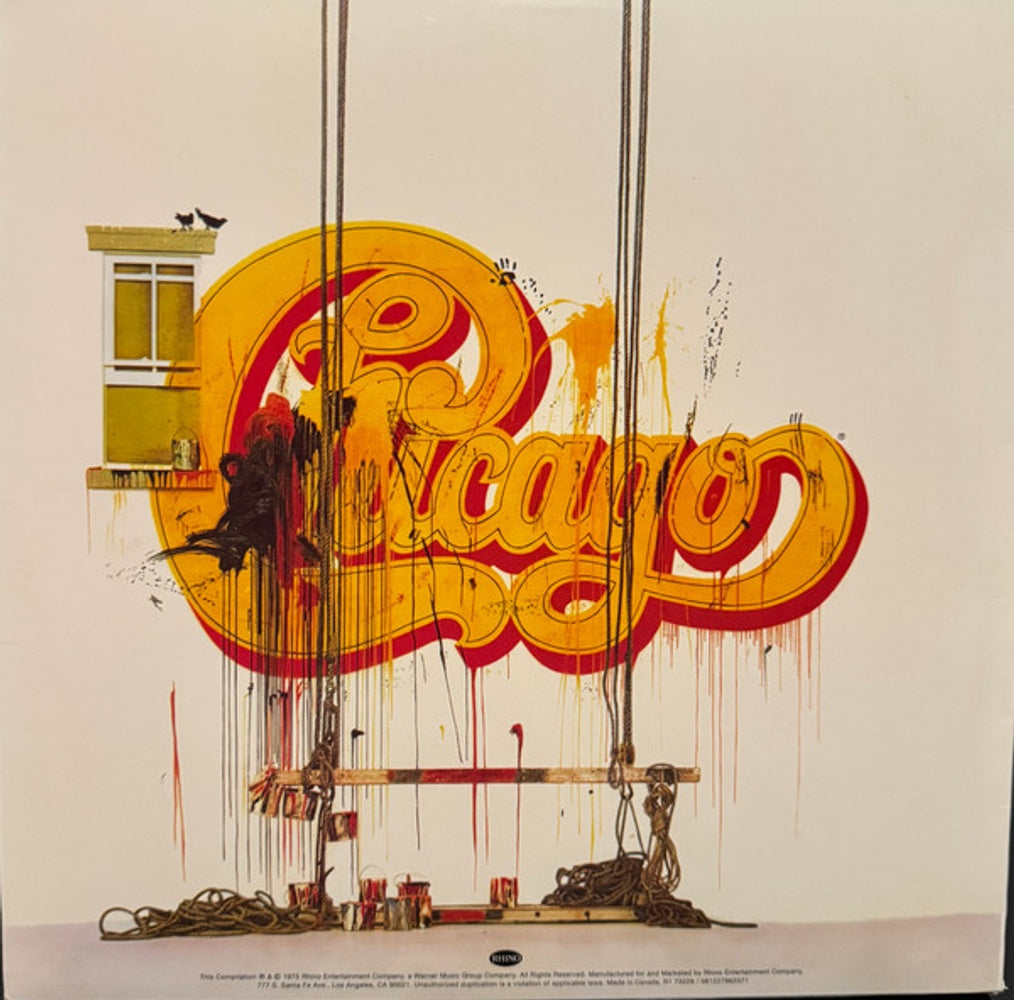 Back Cover 2: Chicago – Greatest Hits (Colored, Ylw LP Vinyl) Vinyl LP | Relix