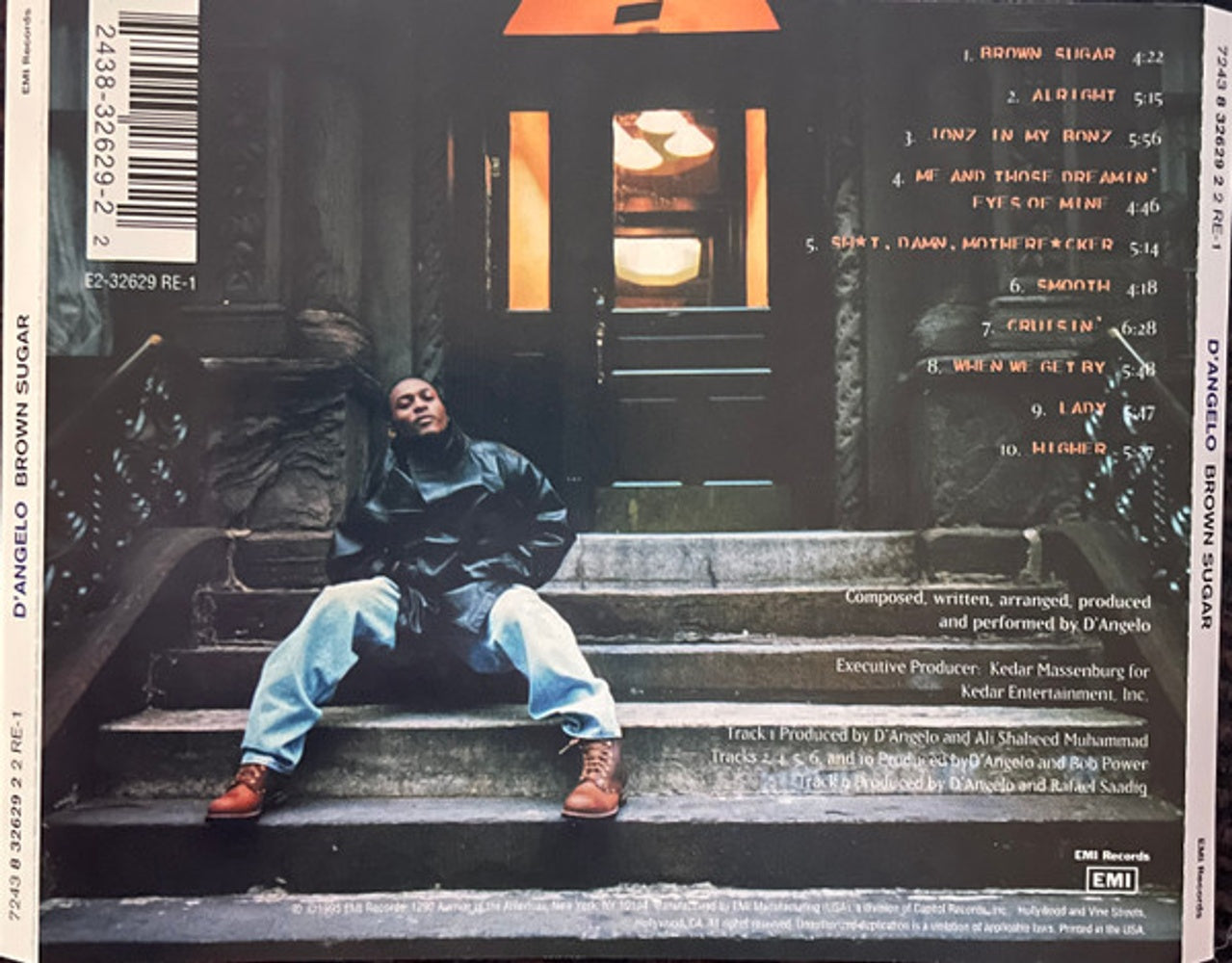 Back Cover 2: D'Angelo – Brown Sugar CD | Relix