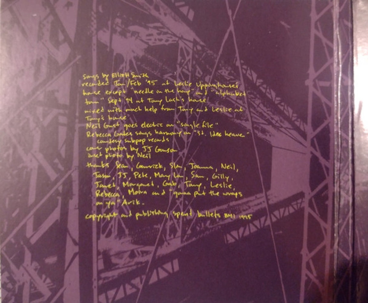 Back Cover 2: Elliott Smith – Elliott Smith CD | Relix