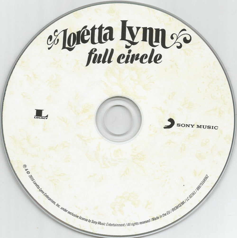 Back Cover 2: Loretta Lynn – Full Circle CD | Relix