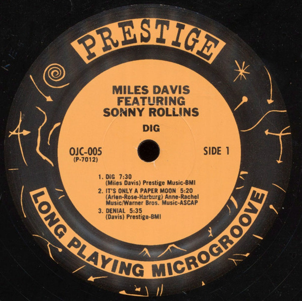 Back Cover 2: Miles Davis Sonn – Dig Vinyl LP | Relix