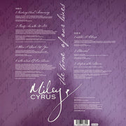 Back Cover 2: Miley Cyrus – Time Of Our Lives (Colored, Purp, Wht, Spla LP Vinyl) Vinyl LP | Relix