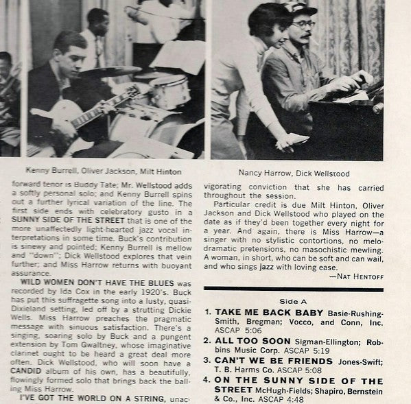 Back Cover 2: Nancy Harrow – Wild Women Don't Have The Blues Vinyl LP | Relix