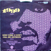 Back Cover 2: Prince – 1999 Vinyl LP | Relix