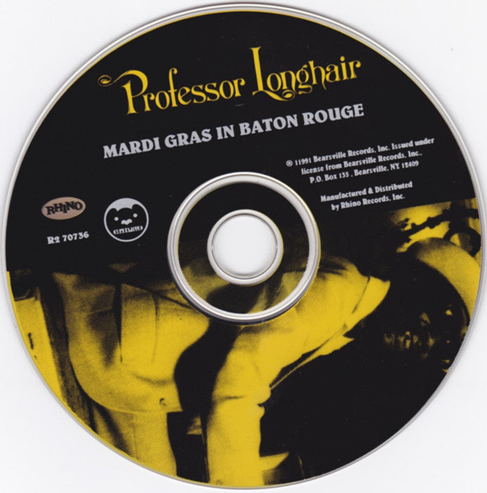 Back Cover 2: Professor Longhair – Mardi Gras in Baton Rouge CD | Relix