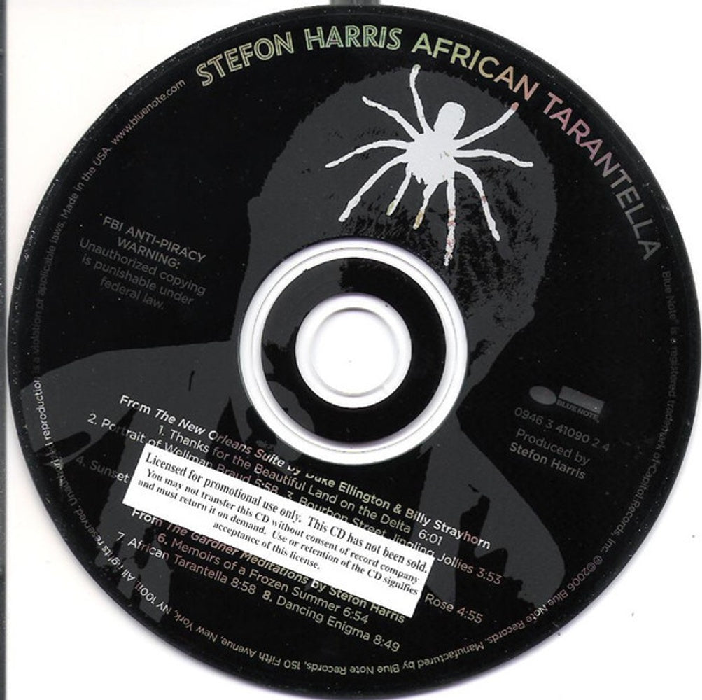 Back Cover 2: Stefon Harris – African Tarantella CD | Relix