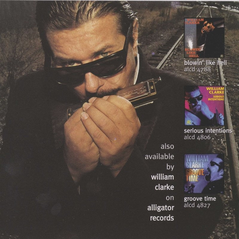 Back Cover 2: William Clarke – Hard Way CD | Relix